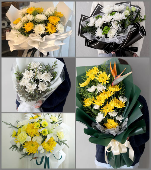 广东梅州市丰顺县汤坑镇吉坪村白事花束代送